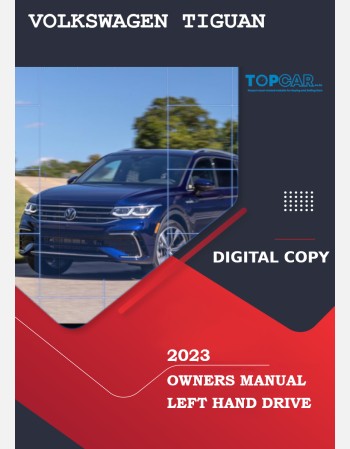 volkswagen tiguan 2023 owners manual